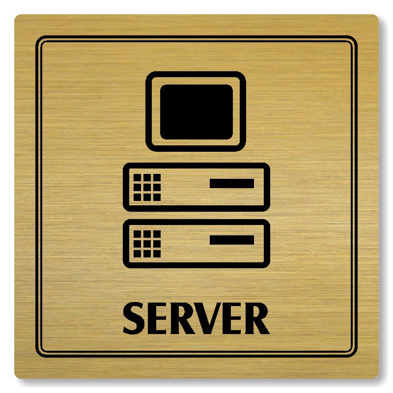 Server, 118x118mm, zlatá, Utah
